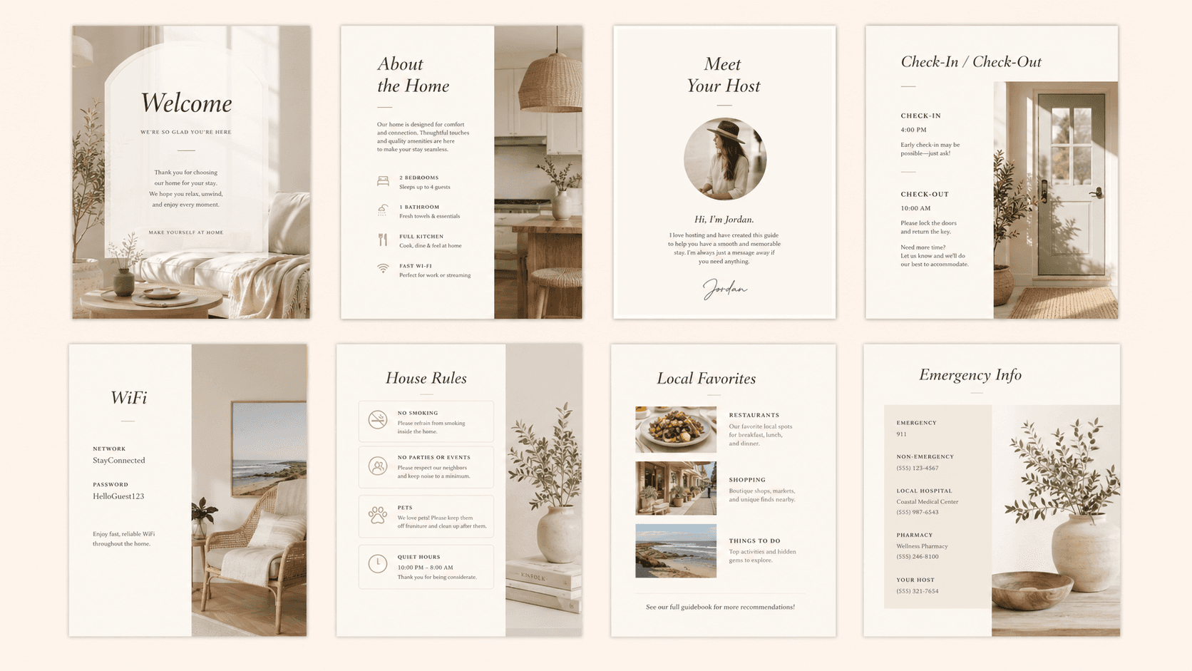 Aperçu du projet Villa Azur · Welcome Book — Airbnb premium · Côte d'Azur